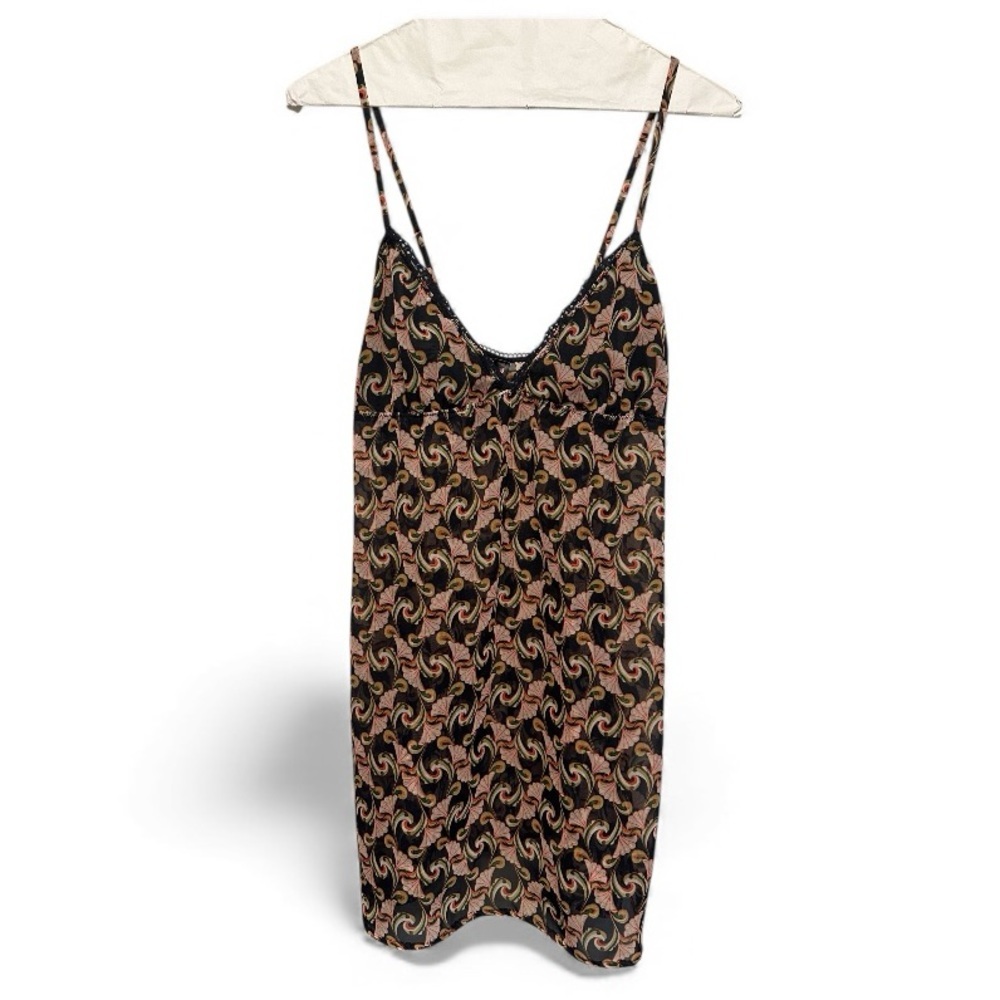 The Webster at Target Black & Pink Swim Coverup M/L + Small Matching Slip Small